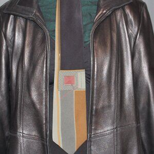 Frank Lloyd Wright "Autobiography" Print Silk TIE from The Boxelder Co